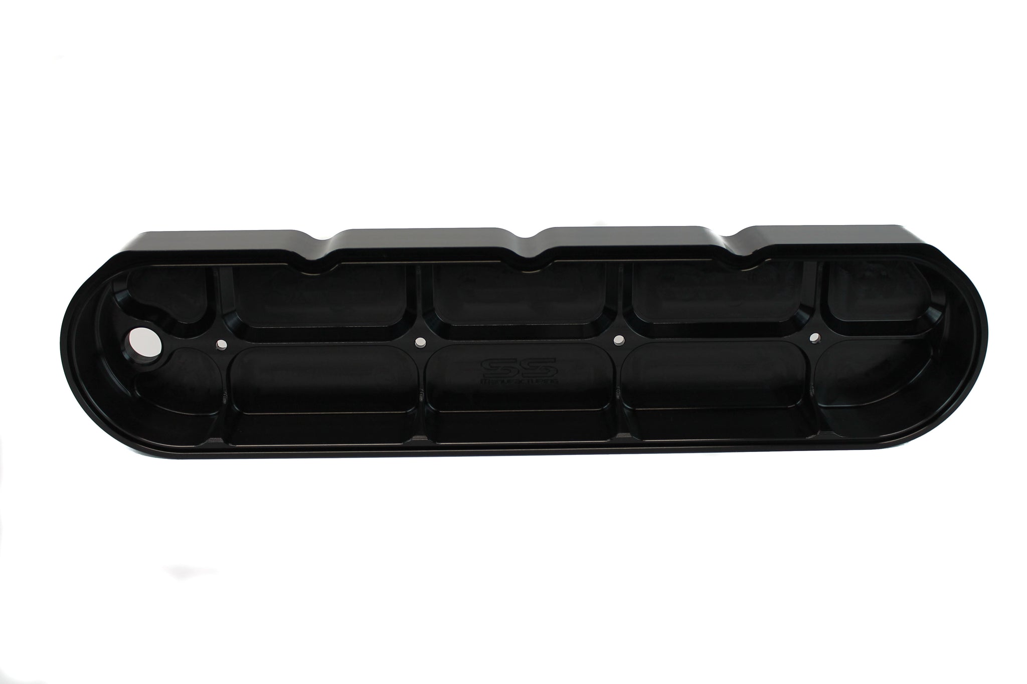 LS Valve Covers Black Anodized Flat