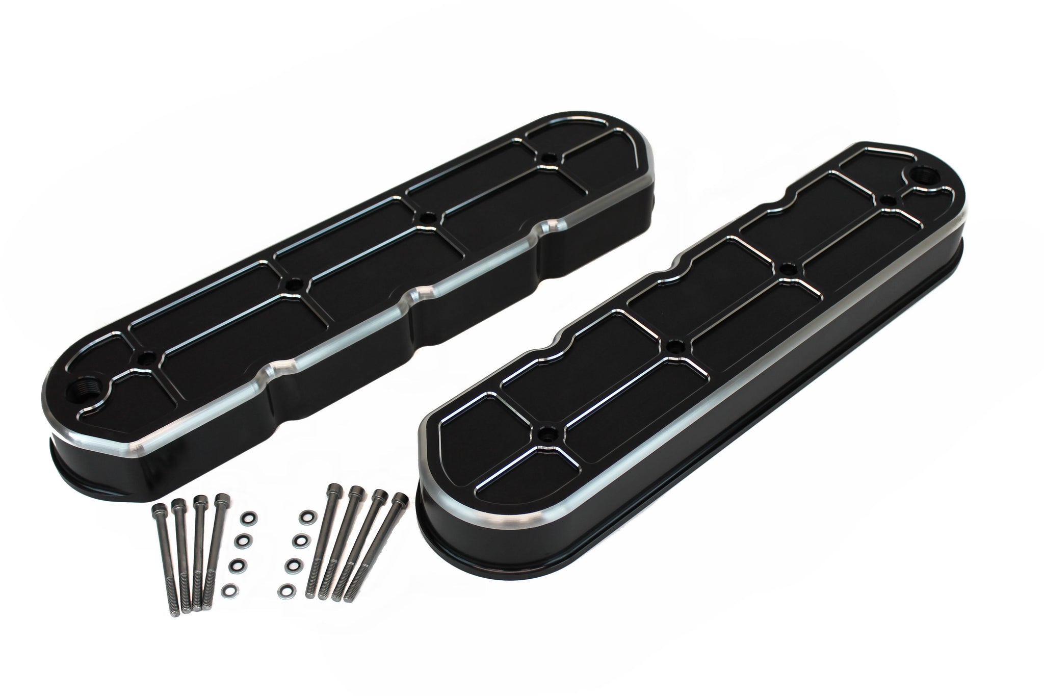 LS Valve Covers Black Anodized Pocketed