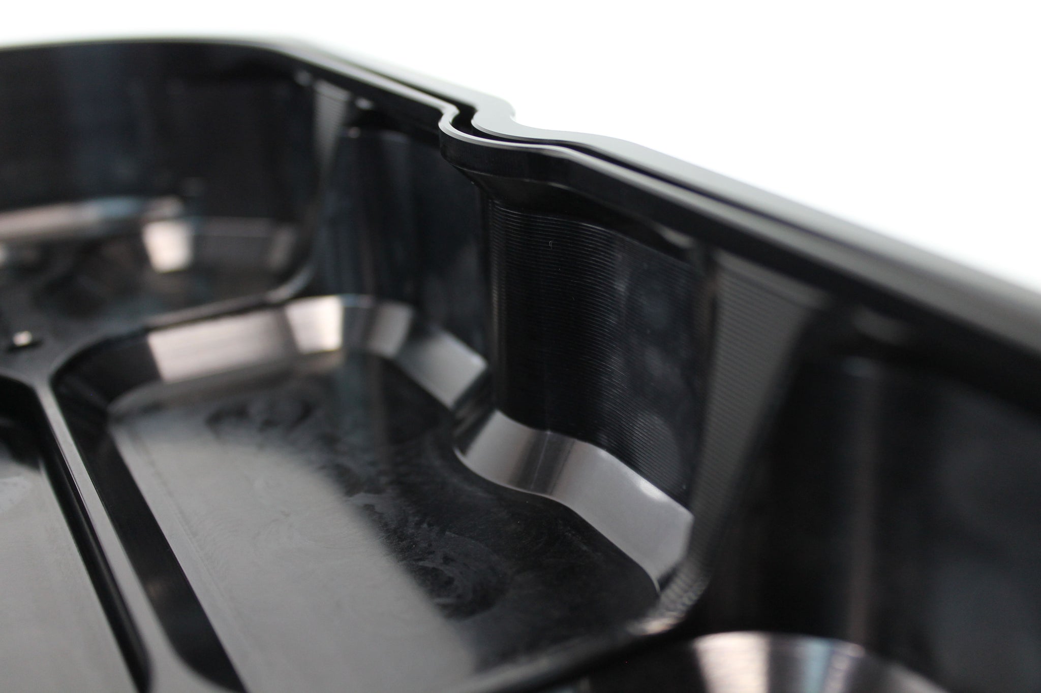 LS Valve Covers Black Anodized Flat